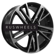 Диски Khomen Wheels 8x18/5x114,3 ET40 D66,6 KHW1815 (Haval Dargo) Black-FP