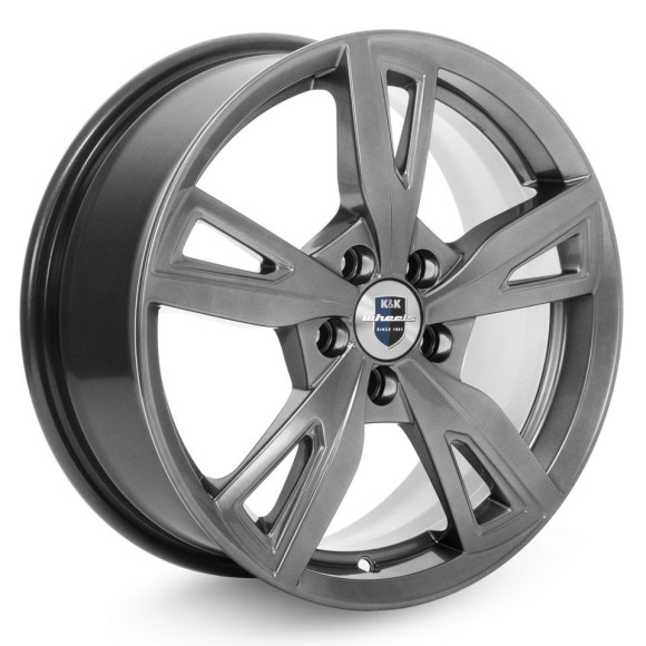 Диски КиК  Фишт-оригинал (КС690)  6,5\R16 5*114,3 ET45  d60,1  Дарк платинум  [r71365]