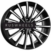 Диски КИК 5,5x14/4x100 ET45 D67,1 Акцент (КС641) Алмаз черный