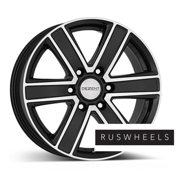 Диски Dezent R16 / 8J PCD 6x139.7 ЕТ 35 ЦО 67.1 TJ dark