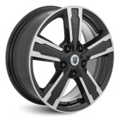Диски КиК 6.5\R16 5*112 ET46 d57.1 алмаз чёрный