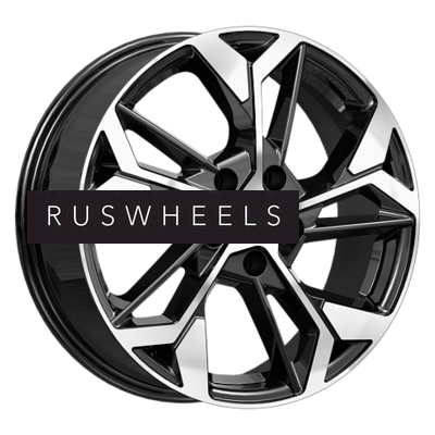 Диски КИК 6,5x17/5x108 ET33 D60,1 КС1062 Алмаз черный