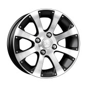 Диски КиК 5.5\R14 4*98 ET18 d58.5 Алмаз черный