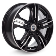 Диски КиК 6,0\R15 5*108 ET50 d63.35 Алмаз черный