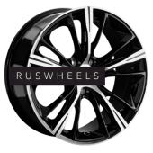 Диски Replay 8x18/5x114,3 ET30 D60,1 LX198 BKFP (конус, C570)