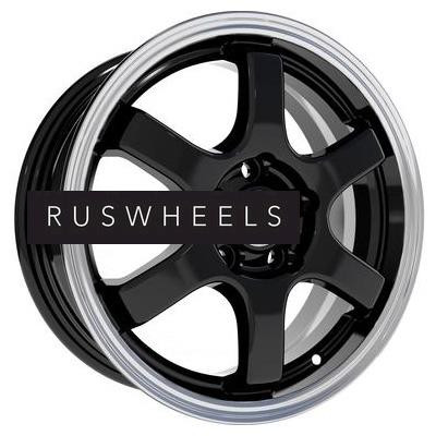 Диски СКАД 6x15/5x100 ET38 D57,1 Киото (КЛ249) Антрацит-алмаз (АРС 014 black)