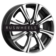 Диски iFree 6x15/4x100 ET45 D60,1 Апероль (КС862) Блэк Джек