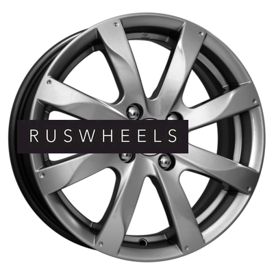 Диски КИК 6x15/4x100 ET39 D56,6 Джемини-оригинал (КС617) Дарк платинум Диски КИК 6x15/4x100 ET39 D56,6 Джемини-оригинал (КС617) Дарк платинум