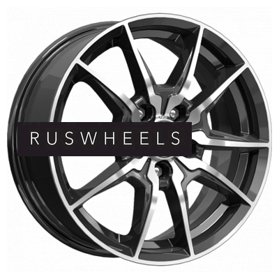 Диски КИК 6,5x16/5x114,3 ET50 D67,1 Адамар (КС886) Алмаз черный