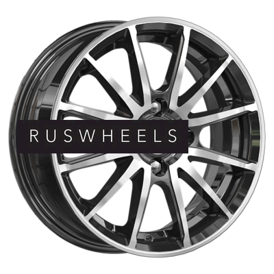 Диски КИК 5,5x14/4x100 ET38 D60,1 Квант (КС960) Алмаз черный Диски КИК 5,5x14/4x100 ET38 D60,1 Квант (КС960) Алмаз черный