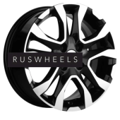 Диски Khomen Wheels 6x15/4x100 ET40 D60,1 KHW1503 (Logan/Sandero/Xray) Black-FP