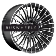 Диски LS Forged 9x21/5x120 ET45,5 D62,6 LS FG25 MBF (конус, Колпак+лого)