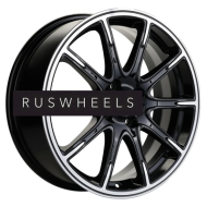 Диски Khomen Wheels 6,5x17/4x100 ET44 D54,1 KHW1707 (KIA Rio I/II Solaris I/II) Black-FP