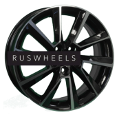 Диски Khomen Wheels 6x16/5x100 ET45 D54,1 KHW1604 (Yaris) Black-FP Диски Khomen Wheels 6x16/5x100 ET45 D54,1 KHW1604 (Yaris) Black-FP