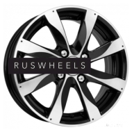 Диски КИК 6x15/4x100 ET45 D56,6 Джемини-оригинал (КС617) Алмаз черный