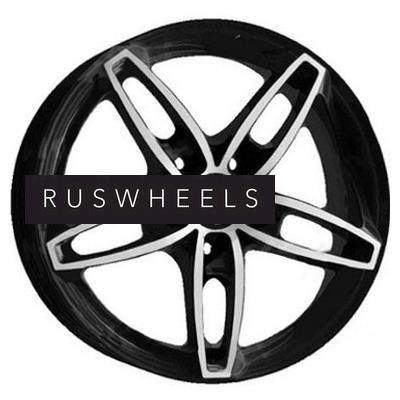 Диски СКАД 7x17/5x112 ET43 D57,1 Турин (КЛ253) Алмаз (АРС 014 black)