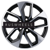 Диски Khomen Wheels 7x17/5x114,3 ET50 D67,1 KHW1703 (CX-5/Seltos/Optima) Black-FP