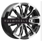 Диски КИК 7,5x18/6x139,7 ET25 D106,1 Меконг (КС959) Алмаз черный