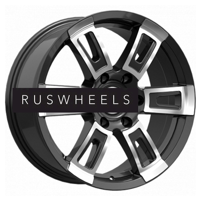 Диски СКАД 8x18/6x139,7 ET30 D67,1 Тор (КЛ252) Алмаз (АРС 014 black)