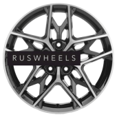 Диски Khomen Wheels 7x17/5x114,3 ET50 D67,1 KHW1709 (CX-5/Seltos/Optima) Black-FP