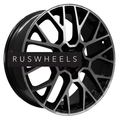 Диски Khomen Wheels 7x18/5x114,3 ET40 D66,1 KHW1818 (Nissan Qashqai) Black-FP