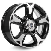 Диски КиК 7,0\R16 5*139.7 ET35 d98.5 Алмаз черный
