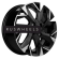 Диски Khomen Wheels 6,0\R15 4*100 ET50 d60.1 Black-FP