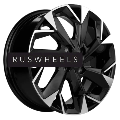 Диски Khomen Wheels 6,0\R15 4*100 ET50 d60.1 Black-FP
