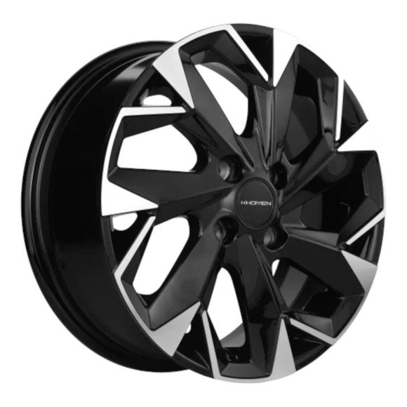 Диски Khomen Wheels 6,0\R15 4*100 ET50 d60.1 Black-FP
