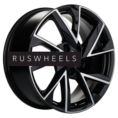 Диски Khomen Wheels 7x17/5x108 ET40 D60,1 KHW1714 (Chery Tiggo/Tiggo 7 Pro) Black-FP