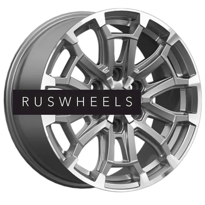 Диски СКАД 8x18/6x139,7 ET42 D75,1 Авилис (КЛ374) Алмаз графит