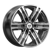 Диски КиК 7.5\R17 6*139.7 ET36 d100.1 Алмаз черный Диски КиК 7.5\R17 6*139.7 ET36 d100.1 Алмаз черный