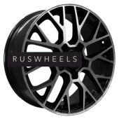 Диски Khomen Wheels 7x18/5x114,3 ET53 D54,1 KHW1818 (Geely Coolray) Black-FP