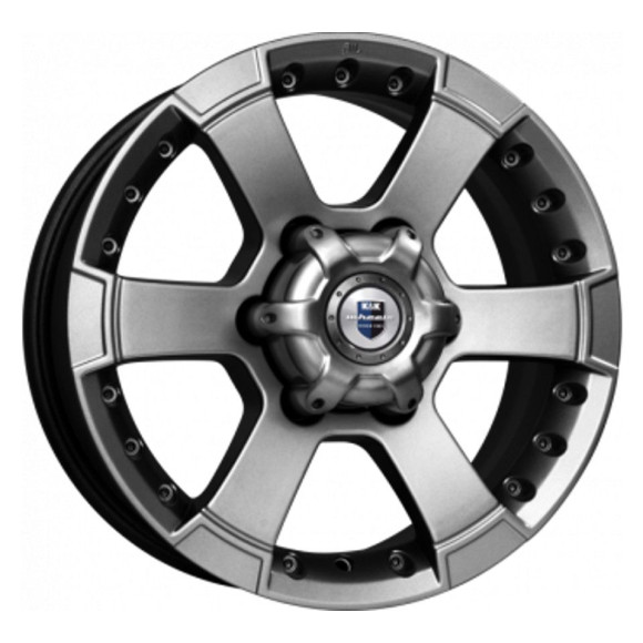 Диски КиК 7,0\R16 6*139.7 ET38 d67.1 Дарк платинум