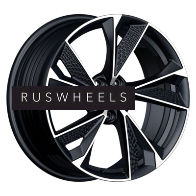 Диски INCH 8,5x19/5x114,3 ET35 D73,1 ULF-R39P Black Machine Face (ZJH) FlowForming