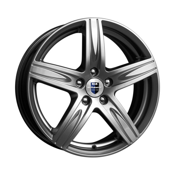 Диски КиК 7.5\R18 5*114.3 ET35 d67.1 Дарк платинум