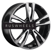 Диски Replay 7,5x18/5x108 ET36 D65,1 CHR117 BKF (конус, C570)