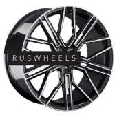 Диски LS Forged 11,5x21/5x112 ET43 D66,6 LS FG08 BKF (конус, C570)