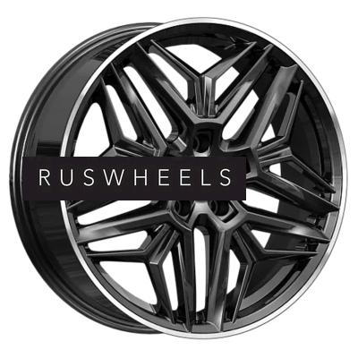 Диски КИК 7x19/5x112 ET43 D57,1 Колумб (КС1038) Алмаз черный