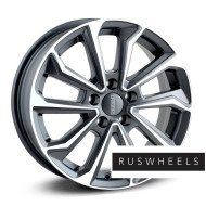 Диски Dezent R17 / 7J PCD 5x114.3 ЕТ 35 ЦО 60.1 KS dark