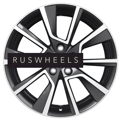 Диски Khomen Wheels 7x18/5x114,3 ET45 D66,1 KHW1802(Teana/X-trail) Black-FP