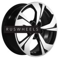 Диски Khomen Wheels 7x17/5x114,3 ET35 D66,1 KHW1724 (Nissan Juke) Black-FP