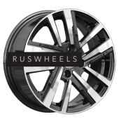 Диски КИК 6x15/4x100 ET37 D60,1 Хант (КС1034) Алмаз черный