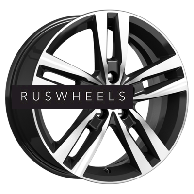 Диски КИК 6,5x16/5x114,3 ET38 D67,1 Rassvet (КС868) Алмаз черный SK