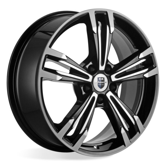 Диски КиК  Karrera Light (КС935)  7,0\R18 5*114,3 ET37  d66,6  Алмаз черный  [84195]  Fb max 700 kg