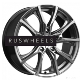 Диски КИК 7,5x17/5x114,3 ET35 D67,1 Твист (КС697М) Дарк платинум