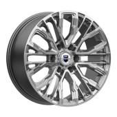 Диски КиК 8.5\R19 6*139.7 ET25 d106.1 Дарк платинум