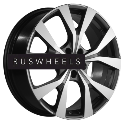 Диски Khomen Wheels 7x19/5x114,3 ET45 D67,1 KHW1906 (Mazda CX-5/CX-8) Gray-FP