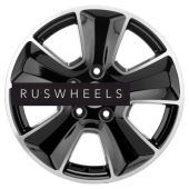 Диски Khomen Wheels 6,5x16/5x110 ET45 D67,1 KHW1601 (DFM 580) Black-FP