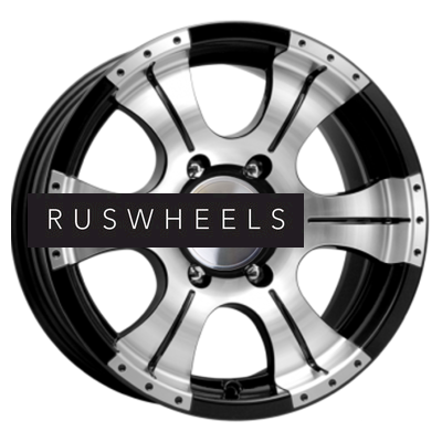 Диски КИК 8x16/6x139,7 ET20 D108,5 Байконур (КС465М) Алмаз черный